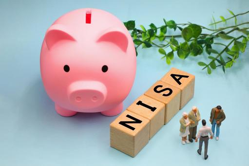 NISAのイメージ nisa,旧nisa,新nisaの写真素材