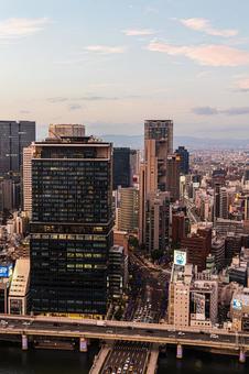 都市景観 都市景観 ステーションワン,淀屋橋,大阪の写真素材