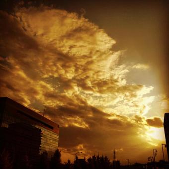 夕暮れから夜へ 夕暮れから夜への写真