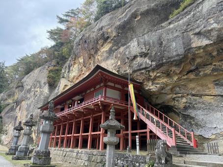 達谷窟毘沙門堂 毘沙門天,縁起,寺の写真素材