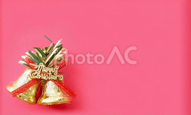 ピンクのクリスマスイメージ クリスマス,ジングルベル,ピンクの写真素材