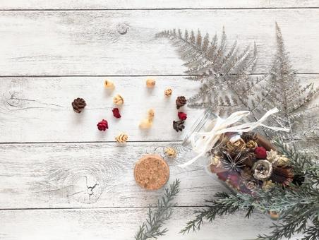 冬イメージ（クリスマス）背景木目7 クリスマス,冬,クリスマスイブの写真素材