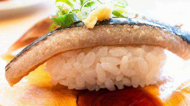 サンマのにぎり寿司 サンマのにぎり寿司 サンマ,にぎり寿司,寿司の写真素材