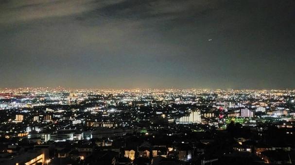大都市の夜景と夜空 大都市の夜景と夜空 夜景,夜空,大都市の写真素材