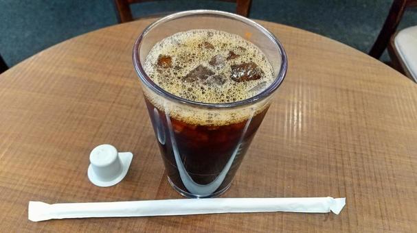 アイスコーヒー アイスコーヒー アイスコーヒー,珈琲,カフェの写真素材