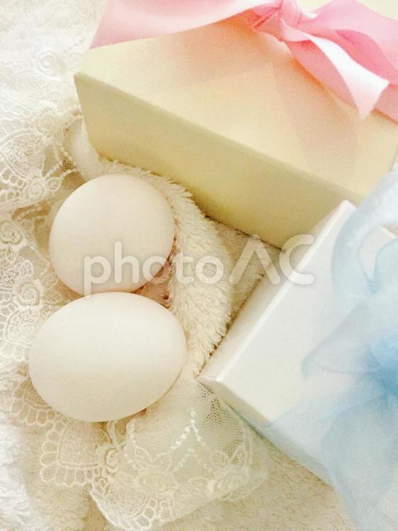 たまごとギフト 卵,ギフト,誕生日の写真素材