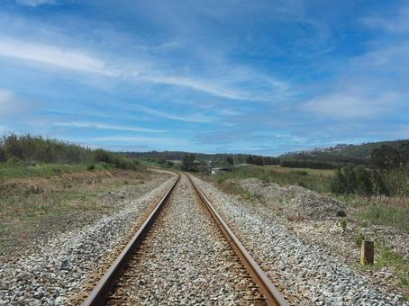 ポルトガルの線路 ポルトガルの線路 外国,海外,異国の写真素材