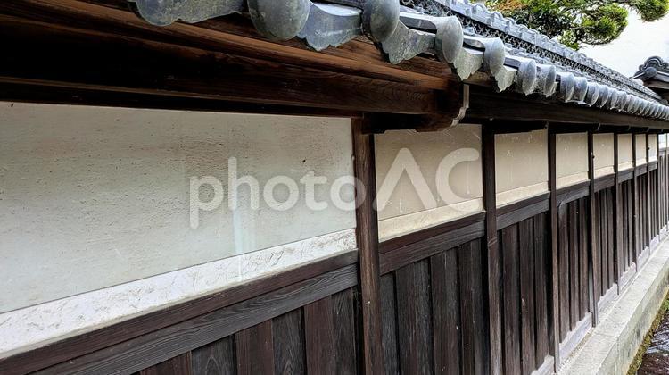 和風建築の塗り壁 伝統,昔,和風の写真素材