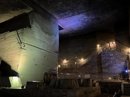 大谷資料館 大谷,大谷石,石の写真素材