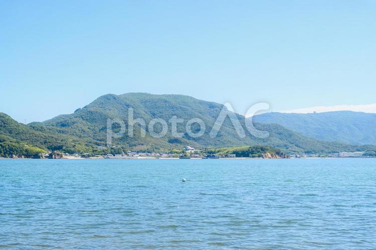 小豆島から見る瀬戸内海 小豆島,離島,島々の写真素材