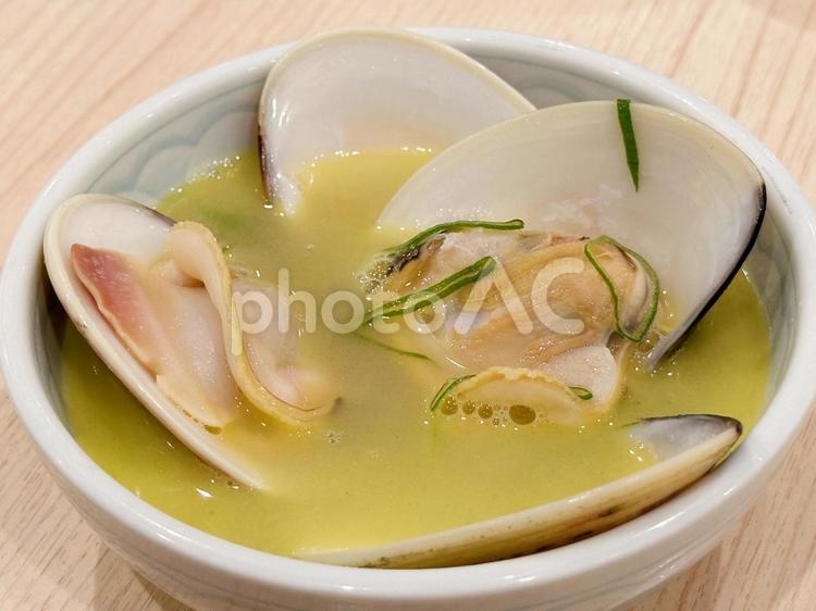 はまぐりバター蒸し はまぐり,貝,魚介類の写真素材