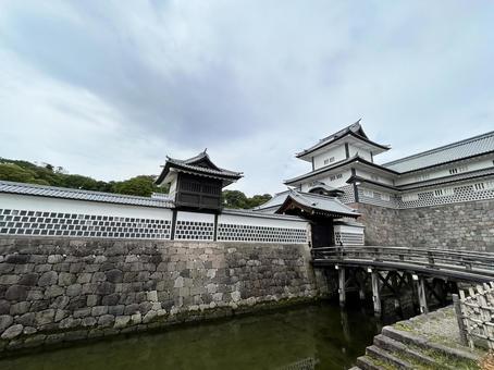 石川・金沢城公園 石川・金沢城公園 金沢城,金沢城公園,石川の写真素材