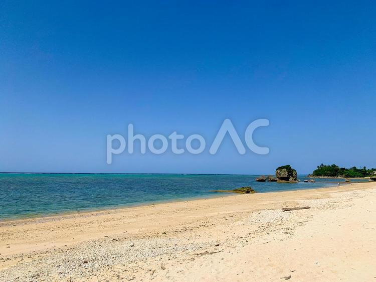 沖縄の海　今帰仁村 海,今帰仁村,ビーチの写真素材