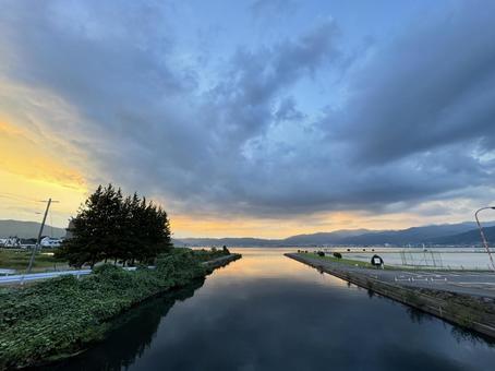 夕暮れ 夕暮れの写真