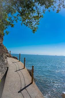 広島県　阿伏兎観音の風景 阿伏兎観音,福山,広島の写真素材