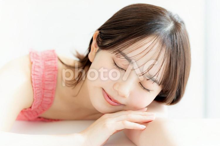 若い女性の美容イメージ 美容,ビューティー,女性の写真素材