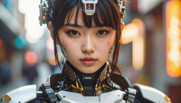 戦士・兵士型サイボーグ(日本人女性) 戦士・兵士型サイボーグ(日本人女性)の写真