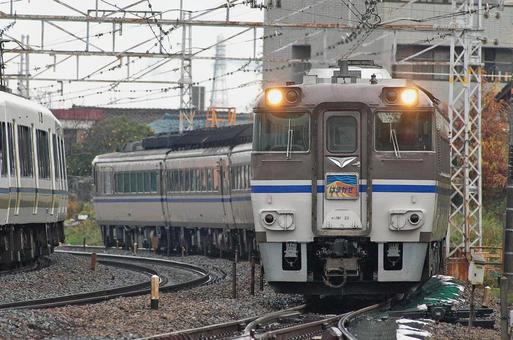 特急はまかぜ キハ181系ディーゼルカー 特急はまかぜ キハ181系ディーゼルカーの写真