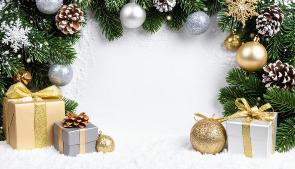 クリスマスのテキストスペース クリスマスのテキストスペースの写真