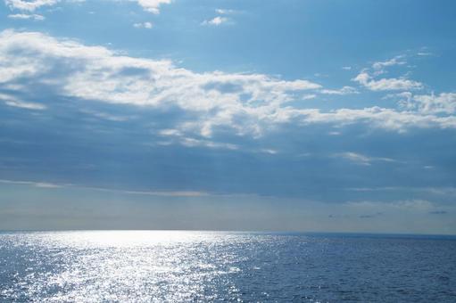 夏の海と空 夏の海と空の写真