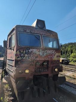 ブルガリアの電車 ブルガリアの電車の写真