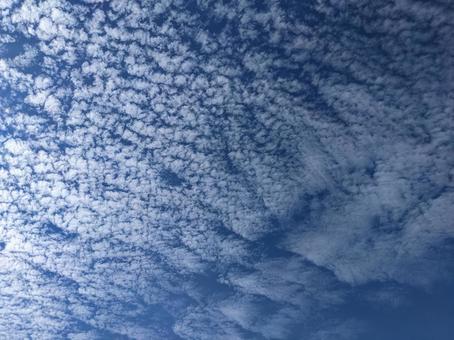 美しい秋の空 美しい秋の空の写真
