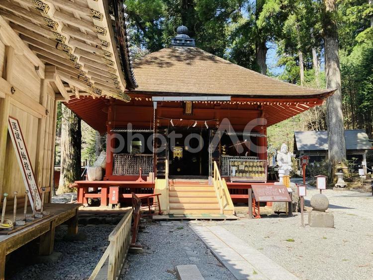 日光二荒山神社　神苑　大国殿 日光二荒山神社,世界遺産,栃木県日光市の写真素材