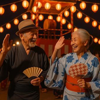盆踊り 盆踊りの写真
