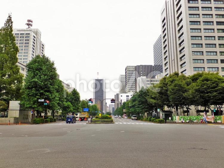 霞が関の風景15 霞が関,休日,官庁街の写真素材