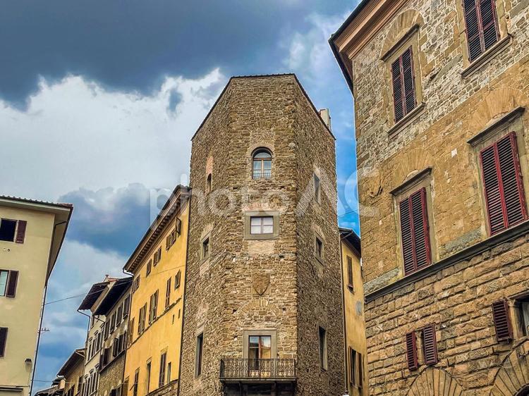 アルベルティ塔　フィレンツェの街並み イタリア,大聖堂,ヨーロッパの写真素材