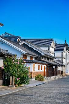 岡山　倉敷美観地区の風景 倉敷,倉敷美観地区,岡山の写真素材