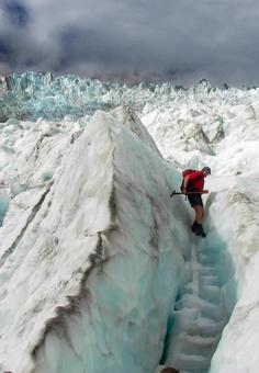 氷河の階段 氷河,アイス,白いの写真素材