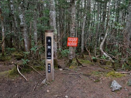 木賊山山頂 木賊山山頂 甲武信ヶ岳,西沢渓谷,徳ちゃん新道の写真素材