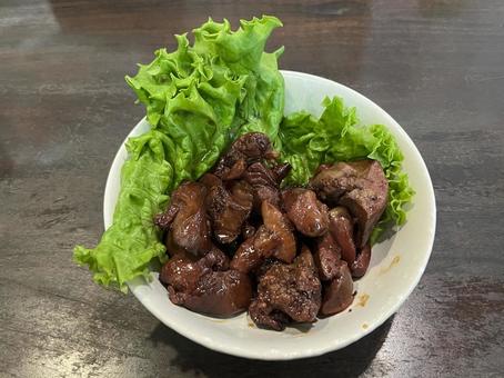 鶏もつ 鶏もつ 小作,甲府,山梨の写真素材