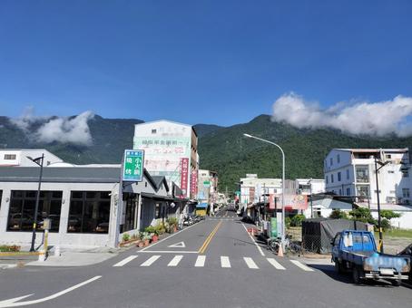 台鉄 関山駅前の景色 台鉄,関山,台東の写真素材