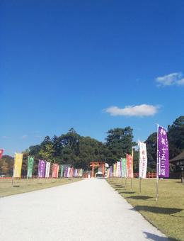 京都 上賀茂神社 秋 景色 風景 七五三 京都,上賀茂神社,秋の写真素材