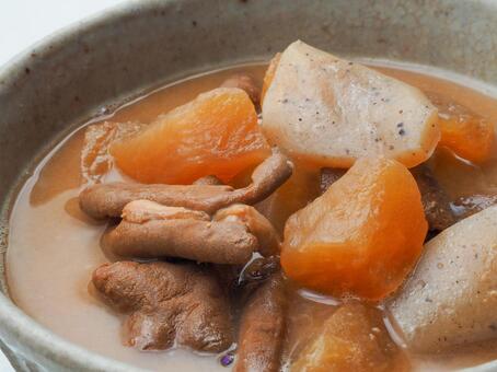 モツ煮　アップ もつ,煮込み,もつ煮の写真素材