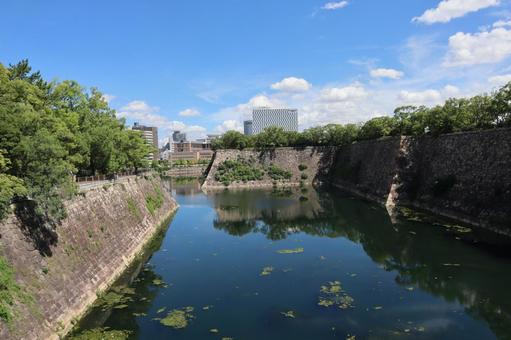 大阪城の堀02 大阪城の堀02の写真