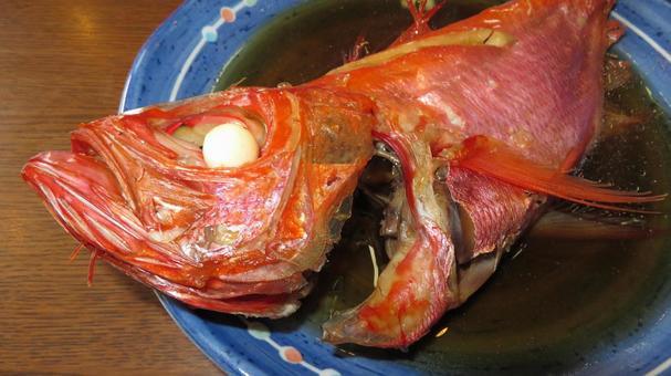 金目鯛の煮付け 金目鯛の煮付け 金目鯛の煮付け,きんめ鯛の煮付け,煮つけの写真素材