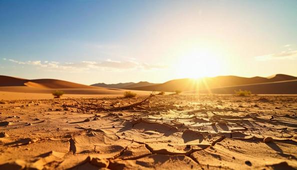 乾燥し、干からびた地面 乾燥し、干からびた地面の写真