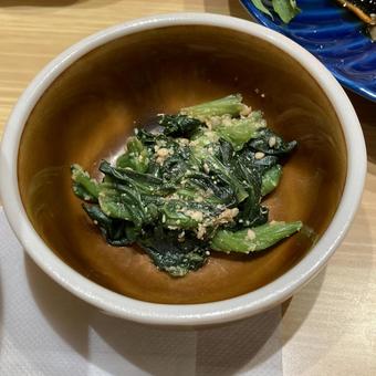 ほうれん草胡麻和え ほうれん草胡麻和えの写真