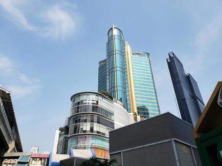 ターミナル21アソーク ターミナル21アソーク ビル,高層ビル,オフィスの写真素材