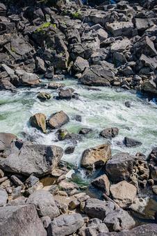鹿児島　曽木の滝の風景 曽木の滝,鹿児島,自然の写真素材