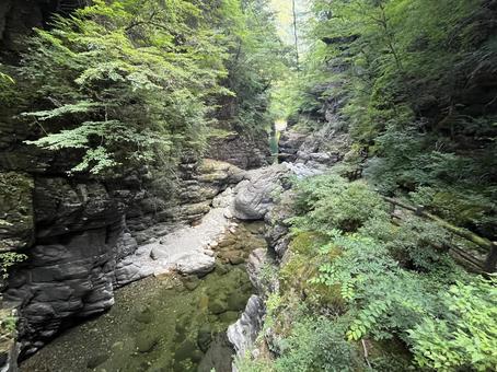 面河渓 面河渓の写真