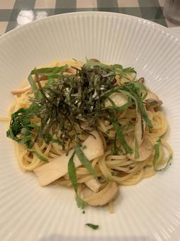 和風スパゲティ 和風スパゲティ 和風スパゲティ,日本食,和食の写真素材
