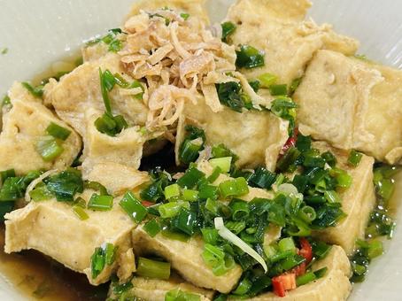 ベトナム　豆腐料理 豆腐料理,ベトナム,ハノイの写真素材
