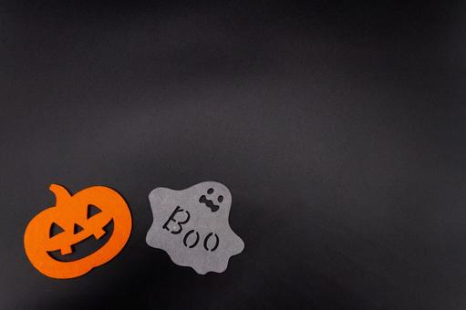 ハロウィン　ジャックオーランタンとお化け ハロウィン,かぼちゃ,おばけの写真素材