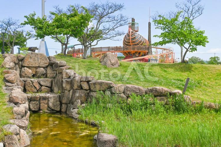 岡山・浦安総合公園 岡山,南区,浦安の写真素材