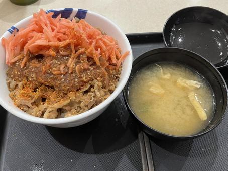 牛丼 牛丼 牛丼,牛,丼の写真素材