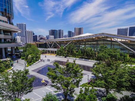 【東京都】港区 高輪ゲートウェイ駅 高輪ゲートウェイ,高輪ゲートウェイ駅,東京都の写真素材